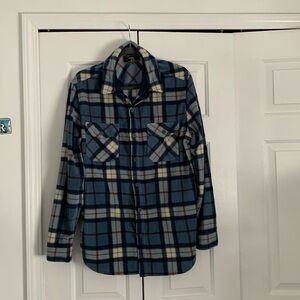 Freedom Foundry men’s plaid flannel button down size Large.